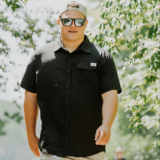 Ole Boy Performance Button Up Fishing Shirt