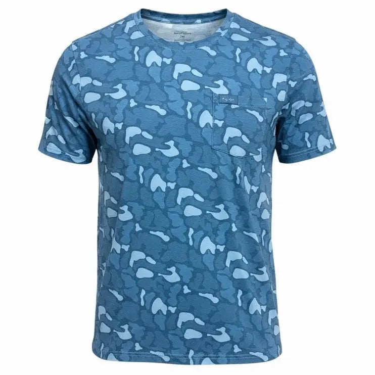 Drift Performance Tee - Teal Camo