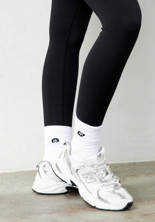 Astoria Logomark Socks - White