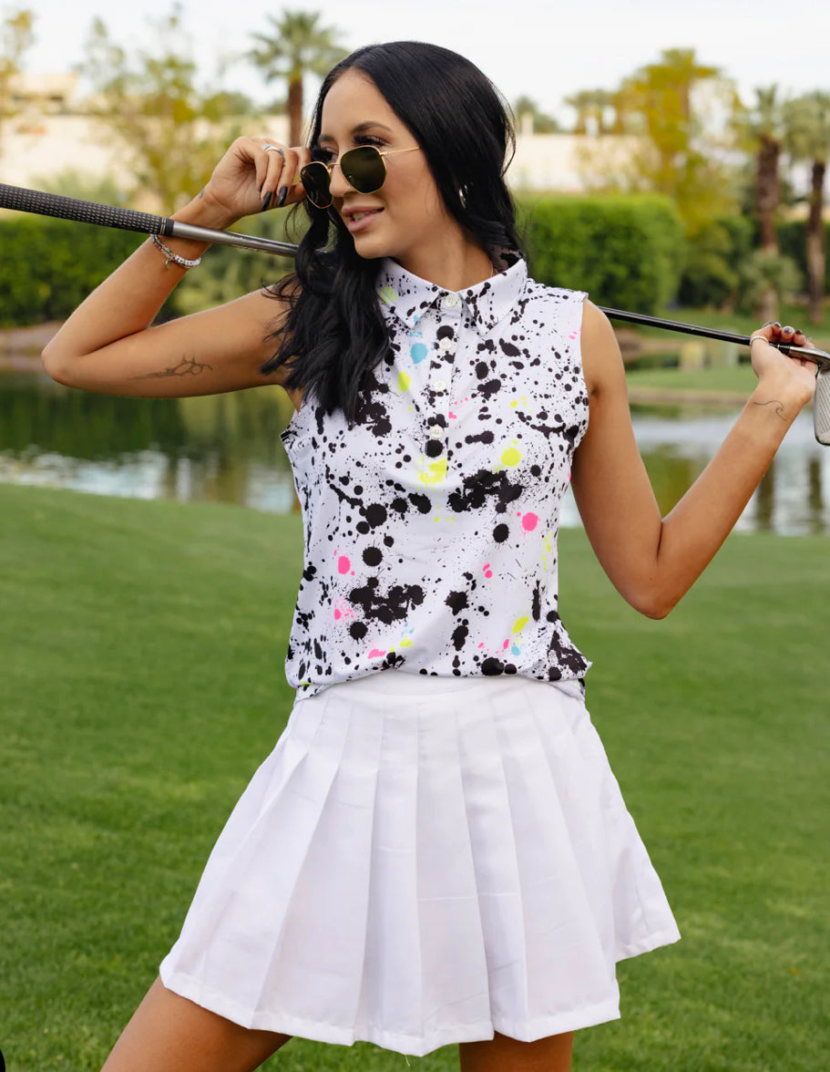 Women's Splatter Polo
