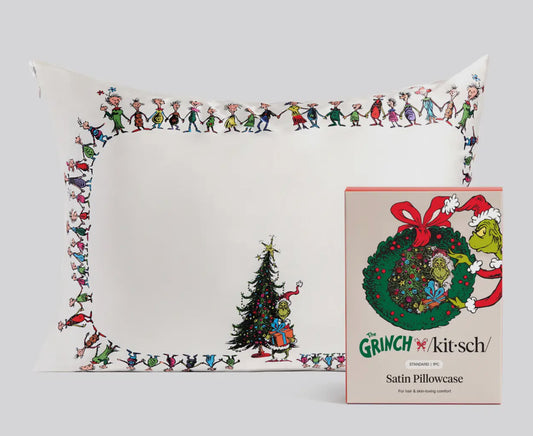 The Grinch X Kitsch pillow case