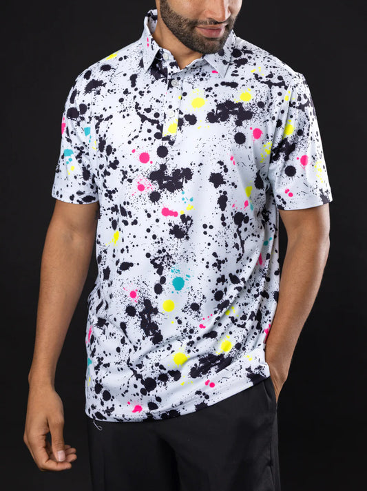 Men's Splatter Polo