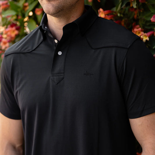 Soild Lariat Western Polo