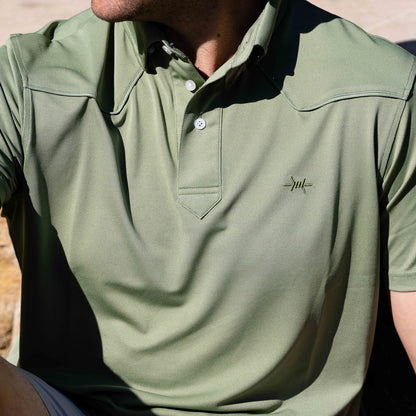 Soild Lariat Western Polo