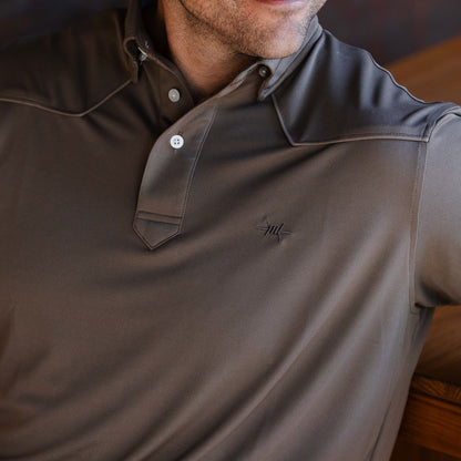 Soild Lariat Western Polo