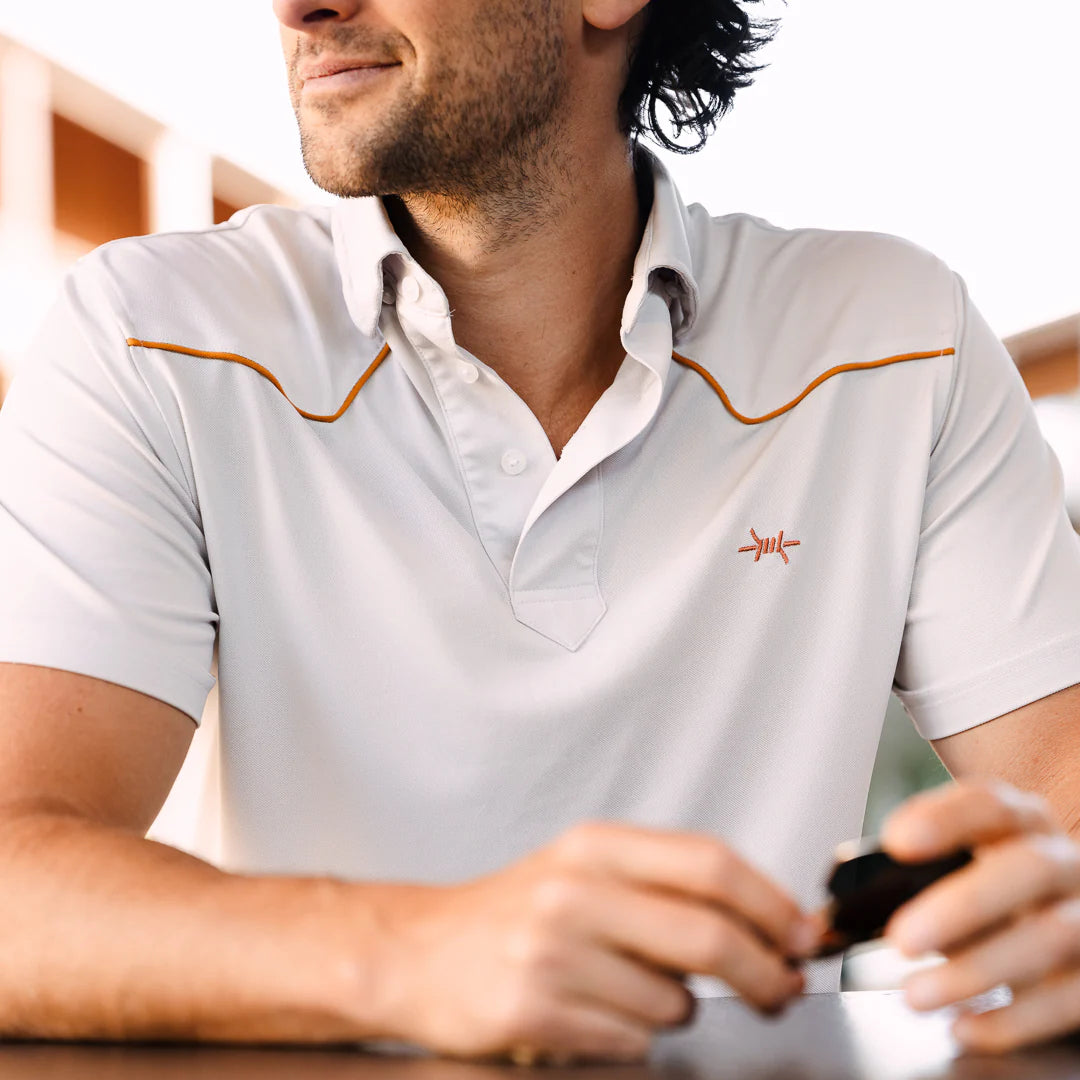 Grey Lariat Polo