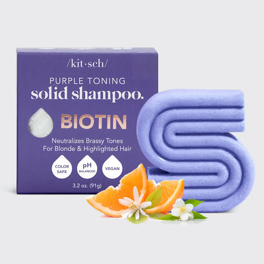 Purple Toning Solid Bar Shampoo & Conditioner